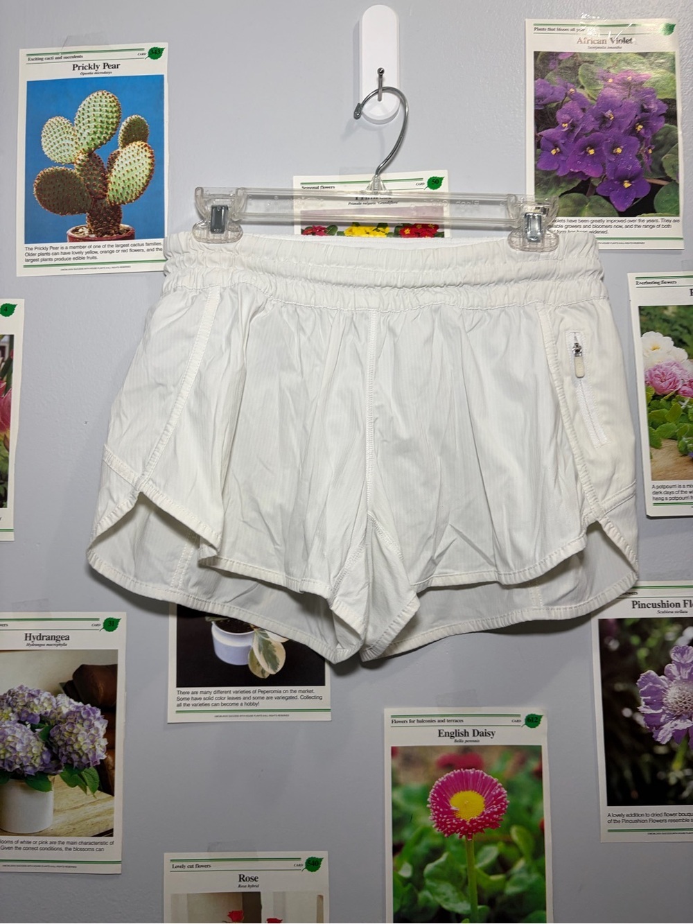 lululemon athletica White Lightweight Running Shorts